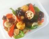 肉団子と彩り野菜の中華風餡かけ作り方8写真
