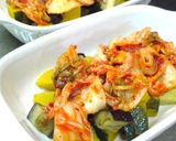 カボチャと茄子のチーズグラタン（麻婆風）作り方4写真