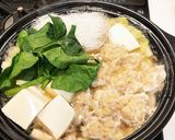 鶏の出汁がたまらない、鶏団子なべ作り方5写真