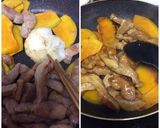 豚ロースとかぼちゃのスタミナ炒め作り方4写真
