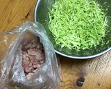 ビールに合う！お好み焼き風マヨチキン作り方1写真