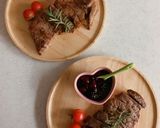 ステーキとベリー&シャリアピンソース作り方11写真