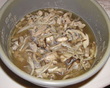 きのこと越後もち豚の炊き込みご飯作り方5写真