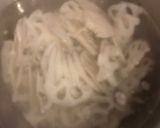 水菜とレンコンのマヨサラダ作り方2写真