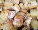 簡単♪鶏肉と大根の照り照り炒め作り方4写真