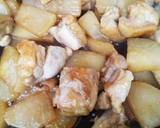 簡単♪鶏肉と大根の照り照り炒め作り方4写真