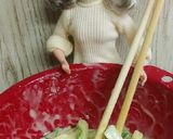 リカちゃん♡タアサイお好み焼き風米粉焼き作り方8写真