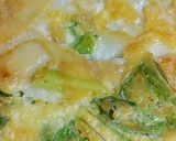 リカちゃん♡タアサイお好み焼き風米粉焼き作り方13写真