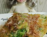 リカちゃん♡タアサイお好み焼き風米粉焼き作り方17写真
