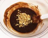 チョコとクルミのカップケーキ作り方4写真