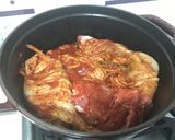 簡単☆豚キムチチム(煮)☆韓国料理作り方3写真