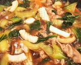 青梗菜と豚肉のオイスターあんかけ丼作り方9写真