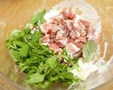 七草と豚肉のかき揚げ作り方2写真