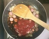 超簡単☆ナポリタンごはんのオムライス♫作り方3写真