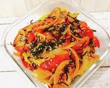 パプリカの塩昆布和え作り方3写真