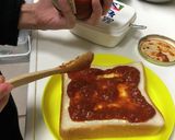 パスタソースでピザ風トースト作り方1写真