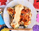 干支お好み焼き♪お好み焼きアート丑年☆作り方7写真