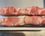 余ったお餅で☆しょうが焼き肉巻き餅作り方4写真