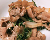 焼肉のたれで豚肉と豆苗のトロミ野菜炒め作り方6写真
