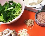 コマツナ豆腐の旨煮作り方1写真