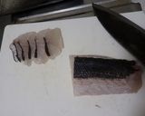 スズキの湯引き作り方5写真