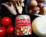 きのことチキンのスパイスカレー！作り方1写真