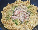 焼きそばリメイク　にんにく香るそばめし作り方7写真