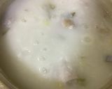 もも肉と長ネギの中華粥作り方5写真
