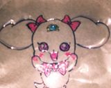 プリキュアオブラートアート弁当作り方1写真