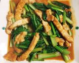 絶品☆小松菜と豚肉の中華風炒め作り方4写真
