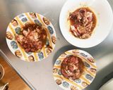 全てレンジ王将の醤油焼きそば味豚平焼き風作り方11写真