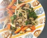 全てレンジ王将の醤油焼きそば味豚平焼き風作り方13写真
