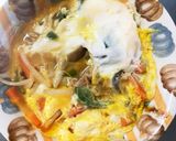 全てレンジ王将の醤油焼きそば味豚平焼き風作り方16写真