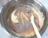 ふわふわ共立て＊チョコレートスポンジ作り方12写真