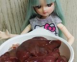 リカちゃん♡【鉄】鶏レバー塩ごま油【分】作り方1写真