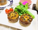 夕飯の献立・蓮根挟み焼きメインの晩ご飯作り方2写真