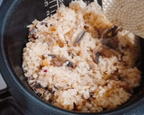 マクロビ☆和ピラフ風きのこの炊き込みご飯作り方3写真