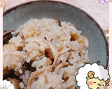 マクロビ☆和ピラフ風きのこの炊き込みご飯作り方4写真