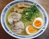 鶏チャーシューのついでに鶏塩ラーメン作り方7写真