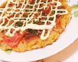 低糖質！まとまる☆オートミールお好み焼き作り方8写真