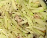 【おつまみ】ハヤトウリの豚肉入りきんぴら作り方7写真