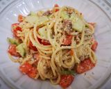 タルタルソースでスパゲティサラダ作り方5写真