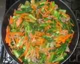 ビタミン小松菜炒め♪簡単漢方食養生作り方12写真