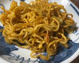 辛ラーメンで簡単激辛カリカリ焼そば作り方4写真