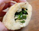 腸活♡ネギとチーズとツナマヨのお揚げ巾着作り方3写真
