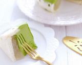 わらび餅を忍ばせた抹茶ムースケーキ作り方13写真