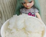 リカちゃん♡鶏水菜鍋の雑炊(卵なし)作り方2写真