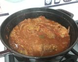 簡単☆豚キムチチム(煮)☆韓国料理作り方6写真