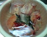 【あら汁】秋鮭のアラ汁作り方1写真