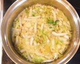 白菜と大豆と卵の酸辣湯風スープ作り方5写真